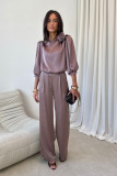Elegante braune Hose Elsa