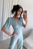 Jumpsuit in Mintgrün