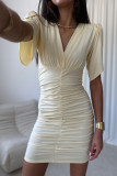 Novalie Mini-Kleid in Hellgelb