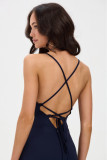 Amara Maxi-Kleid in Dunkelblau