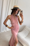 Adeline – Maxi-Kleid in Rosa