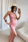 Maxikleid in Rosa