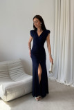 Maxikleid in Dunkelblau