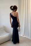 Maxikleid in Dunkelblau