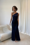 Maxikleid in Dunkelblau