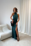 Maxikleid in Flaschengrün