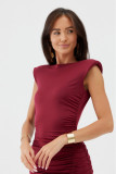 Aurelia – Maxi-Kleid in Bordeaux