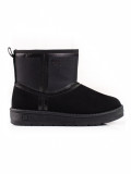 Schwarze Wildleder Damen Schneestiefel BIG STAR