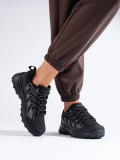 Damen Trekking Schuhe DK Softshell Schwarz