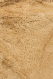 Winterparka mit Kunstfellkapuze camel braun