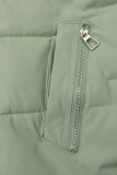 Gesteppte Winterjacke im verlängerten Schnitt, Jade