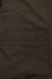 Steppjacke für den Winter Schokoladenbraun