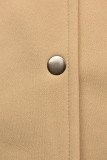 Leichter Mantel mit Druckknöpfen Beige