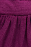 Kleid mit Spitze Purpurviolett