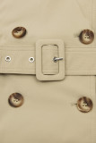 Zweireihiger Trenchcoat Beige