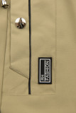 Frühlingsmantel mit Kapuze Beige