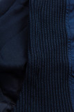 Extra-warme Sweatjacke Dunkelblau