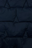 Damen-Steppmantel für den Winter mit abnehmbarem Fell Navy