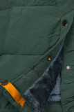 Winterjacke mit Teddy-Futter dunkelgrün/grau