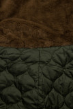 Parka mit Fleece Futter Kapuze khaki