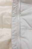 Gefüttert Winterjacke in Weiß