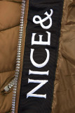 Leichte Steppjacke braun