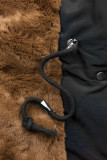 Winterparka mit Futter-Plüsch schwarz