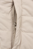 Leichte Steppjacke mit Kapuze Beige