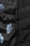 Beidseitig tragbare Jacke in Schwarz