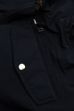 Wendejacke mit abnehmbarer Kapuze Navy/Rot