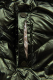 Winterjacke für Mädchen Glänzend Grün