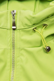 Parka für Mädchen Apfelgrün