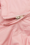 Steppjacke mit Kapuze Rosa