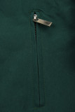 Parkajacke mit Punkten grün