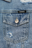 Oversized Jeansjacke