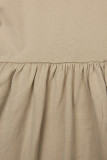 A-Linien-Kleid Beige