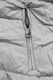 Jacke auf beiden Seiten tragbar khaki/grau