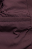 Pflaumenlila Damen-Winterjacke mit Kapuze STORM