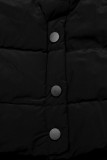 Winterjacke mit warmes Futter-Plüsch schwarz