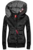 Sportliche Sweatjacke schwarz