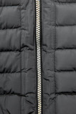 Steppjacke mit warmes Futter-Plüsch anthrazit