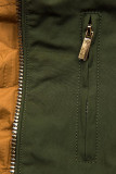 Wende-Parka mit Kapuze khaki/mustard