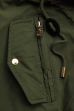Wende-Parka mit Kapuze khaki/mustard