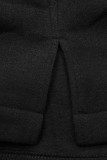 Verlängerte Sweatshirt mit Kapuze beige/grau/schwarz