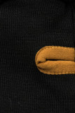 Sweatjacke in Streifenoptik schwarz