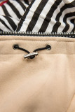 Kurzjacke mit Kapuze beige