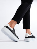 Schwarze klassische Damen Sportschuhe T.Sokolski