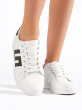 Weiß-grüne Damensneaker