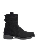 Schwarze Wildleder Stiefeletten