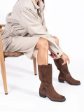 Braune Leder Stiefeletten Sergio Leone